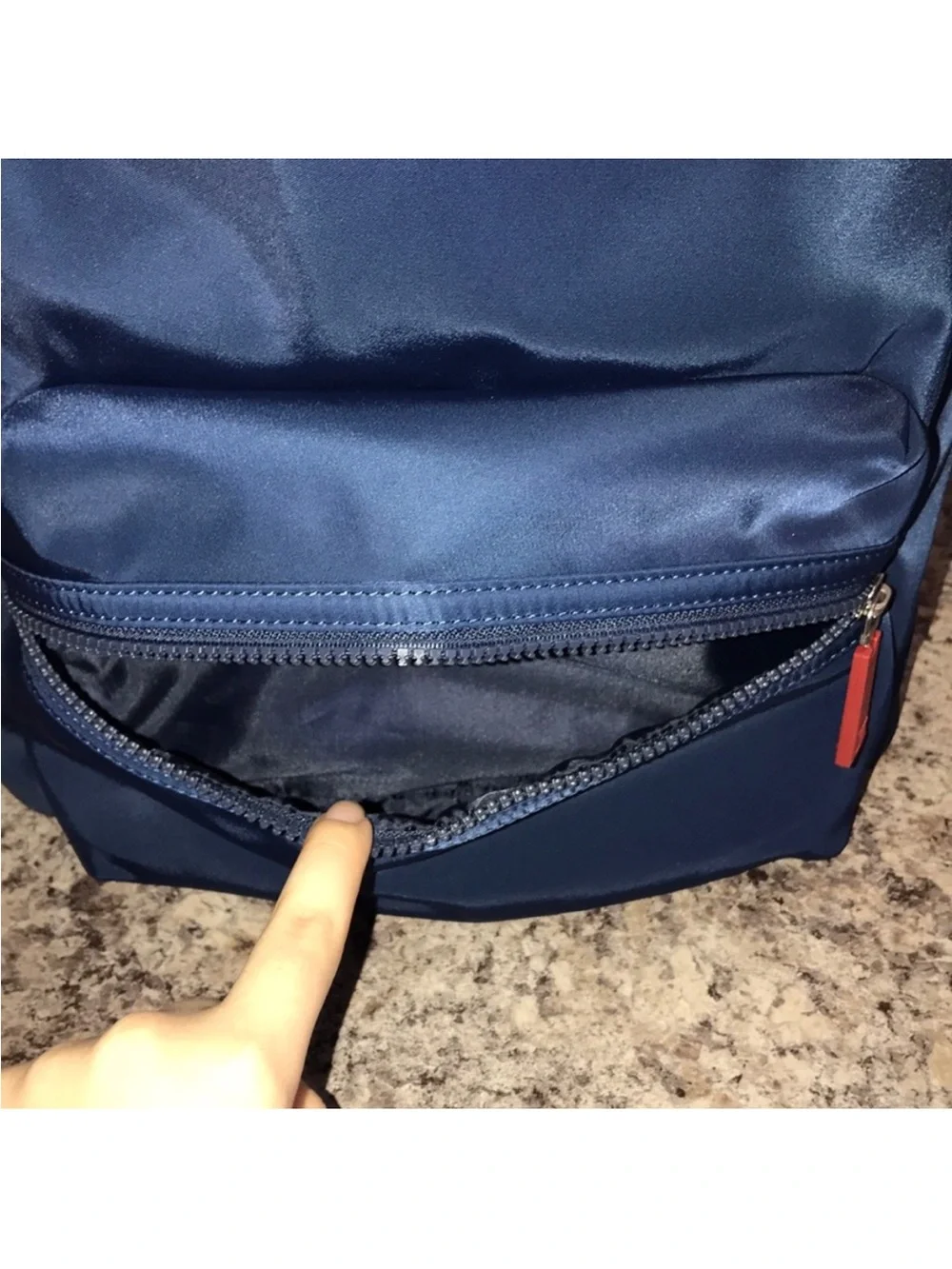 ❤️ Tommy Hilfiger Navy Red Nylon Backpack